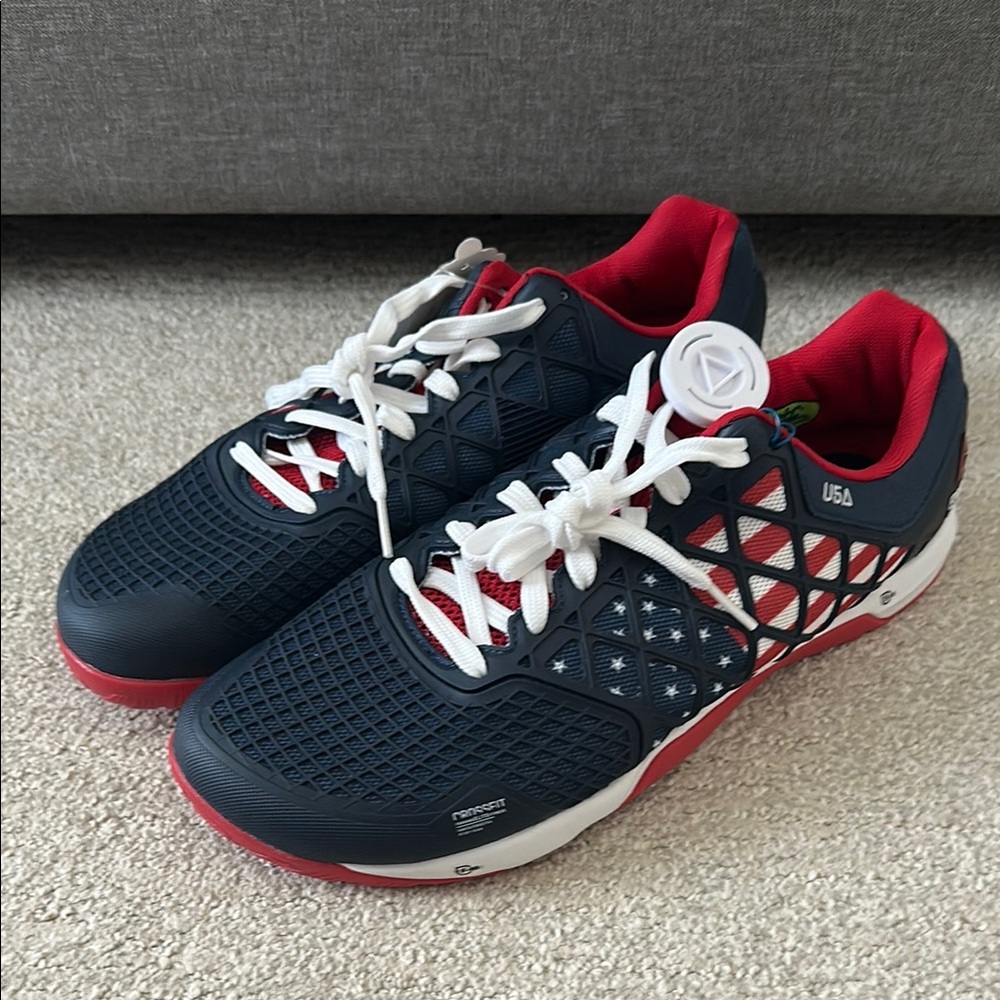 NWOB Reebok Mens Nano 4.0 Weave RWB USA PAX Crossfit Training Shoes Size 11.5